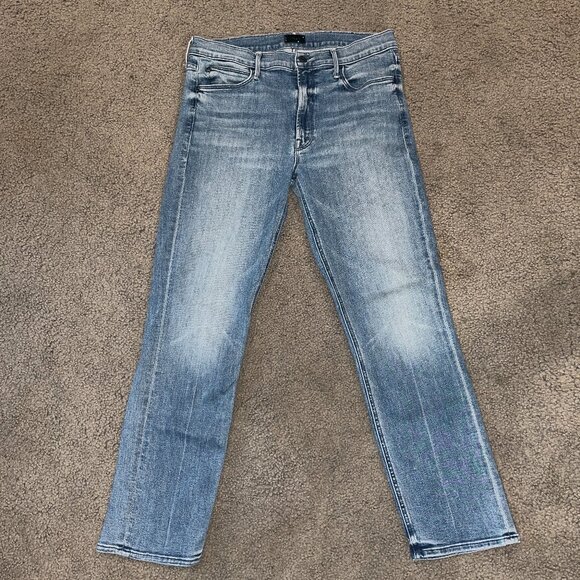 MOTHER Denim - MOTHER THE MID RISE DAZZLER ANKLE JEANS IN WE THE ANIMALS WASH -EUC - W32 x L27